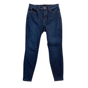 Duluth Trading Jeans Womens 8 Short Denim 27 Inch Inseam Mid Rise Skinny Ankle